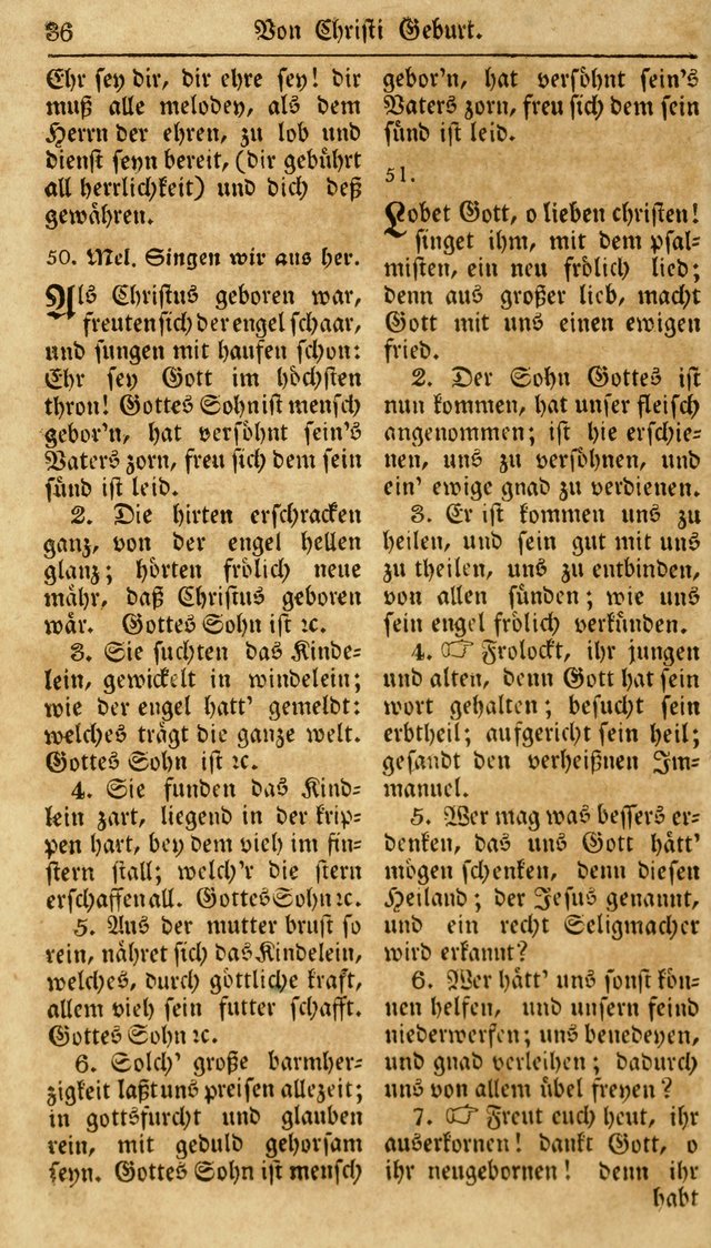 Neueingerichtetes Gesang-Buch, enthaltend eine Sammlung (mehrentheils alter) erbaulicher Lieder,  nach den Hauptstücken der christlichen Lehre und Glaubens eingetheilet page 54