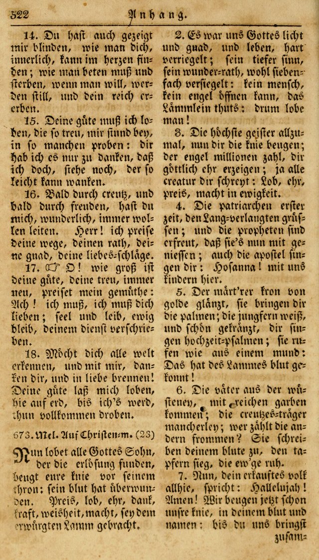 Neueingerichtetes Gesang-Buch, enthaltend eine Sammlung (mehrentheils alter) erbaulicher Lieder,  nach den Hauptstücken der christlichen Lehre und Glaubens eingetheilet page 540