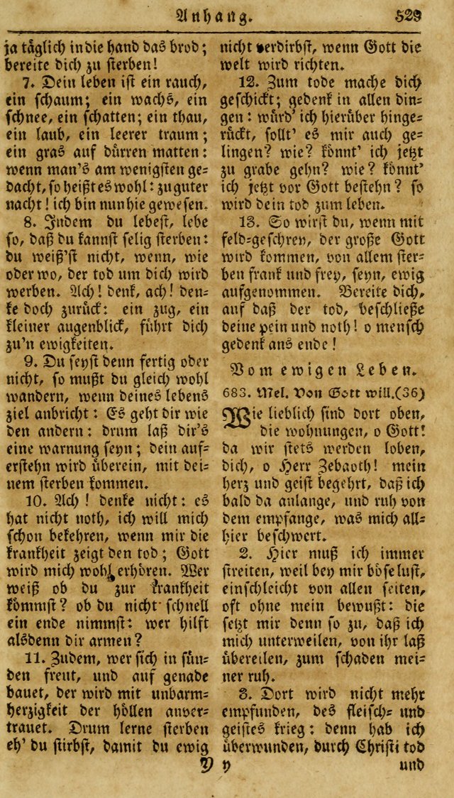 Neueingerichtetes Gesang-Buch, enthaltend eine Sammlung (mehrentheils alter) erbaulicher Lieder,  nach den Hauptstücken der christlichen Lehre und Glaubens eingetheilet page 547