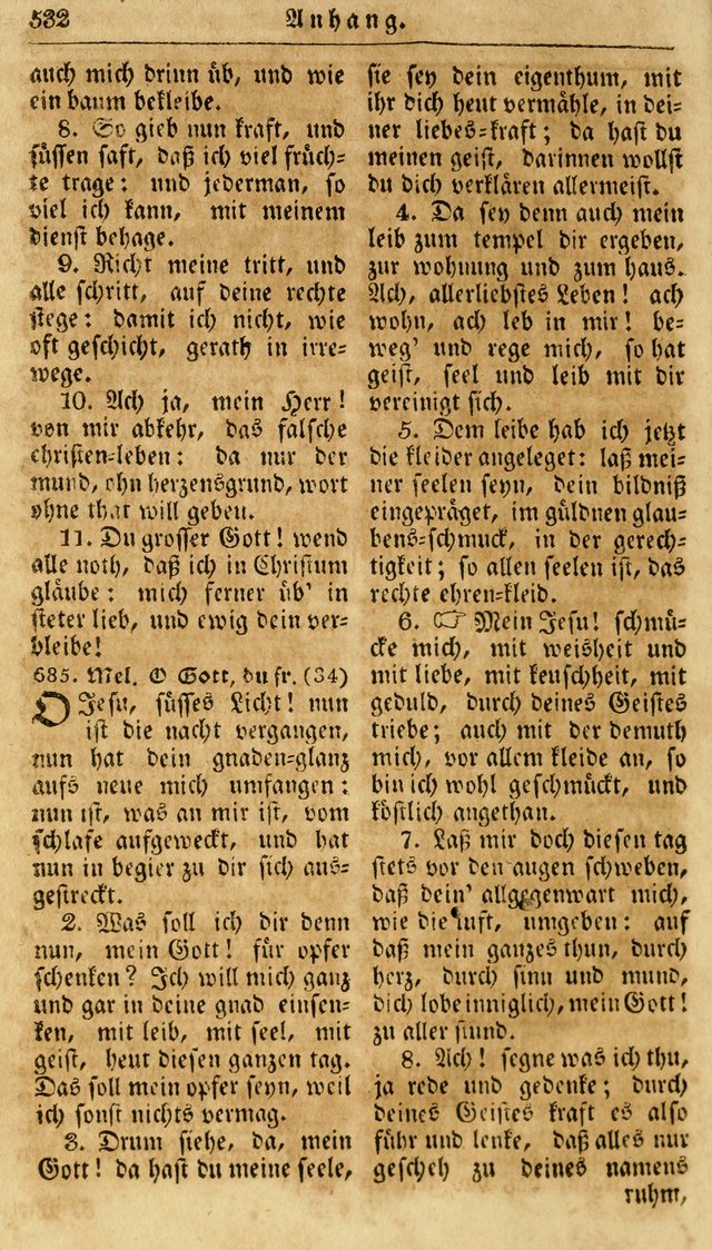 Neueingerichtetes Gesang-Buch, enthaltend eine Sammlung (mehrentheils alter) erbaulicher Lieder,  nach den Hauptstücken der christlichen Lehre und Glaubens eingetheilet page 550