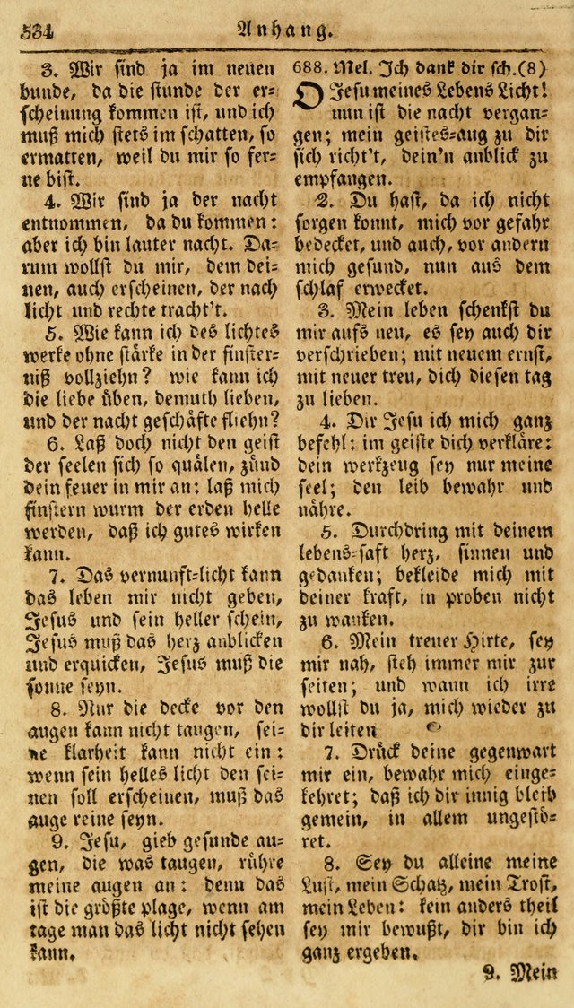 Neueingerichtetes Gesang-Buch, enthaltend eine Sammlung (mehrentheils alter) erbaulicher Lieder,  nach den Hauptstücken der christlichen Lehre und Glaubens eingetheilet page 552