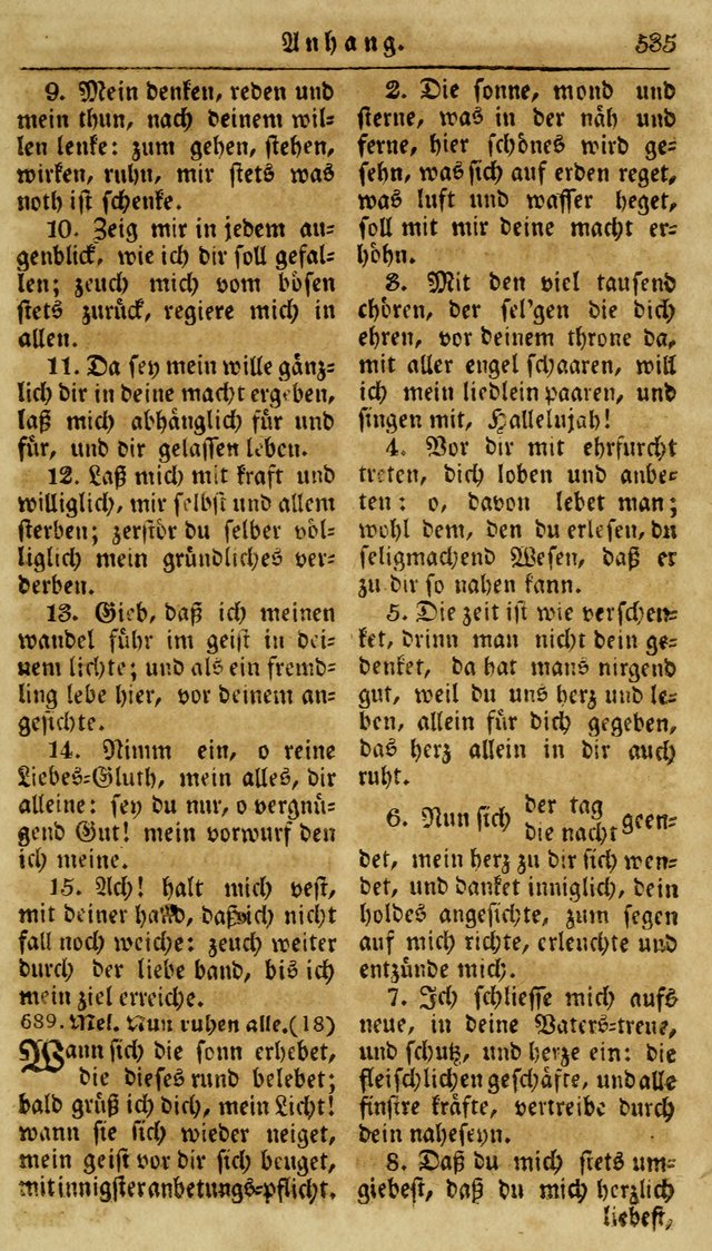 Neueingerichtetes Gesang-Buch, enthaltend eine Sammlung (mehrentheils alter) erbaulicher Lieder,  nach den Hauptstücken der christlichen Lehre und Glaubens eingetheilet page 553