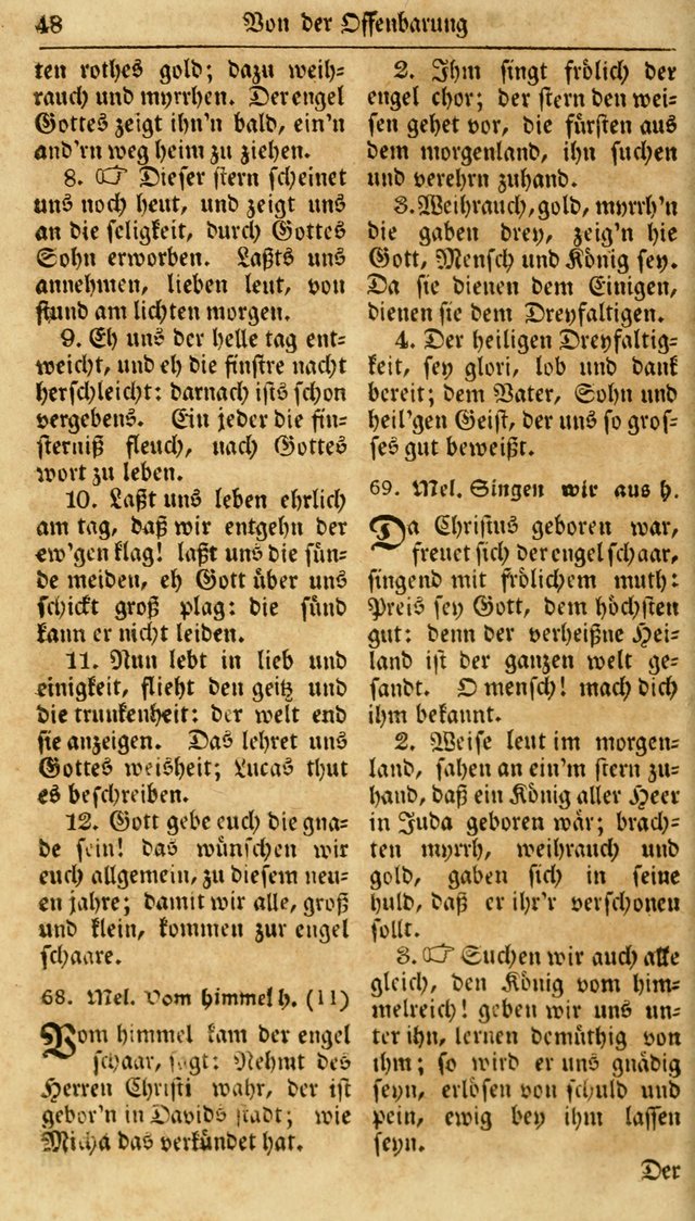 Neueingerichtetes Gesang-Buch, enthaltend eine Sammlung (mehrentheils alter) erbaulicher Lieder,  nach den Hauptstücken der christlichen Lehre und Glaubens eingetheilet page 66