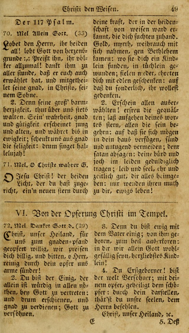 Neueingerichtetes Gesang-Buch, enthaltend eine Sammlung (mehrentheils alter) erbaulicher Lieder,  nach den Hauptstücken der christlichen Lehre und Glaubens eingetheilet page 67