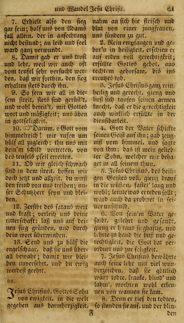 Neueingerichtetes Gesang-Buch, enthaltend eine Sammlung (mehrentheils alter) erbaulicher Lieder,  nach den Hauptstücken der christlichen Lehre und Glaubens eingetheilet page 79