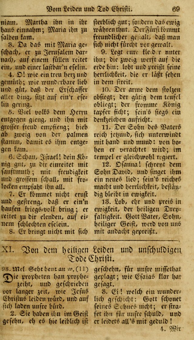 Neueingerichtetes Gesang-Buch, enthaltend eine Sammlung (mehrentheils alter) erbaulicher Lieder,  nach den Hauptstücken der christlichen Lehre und Glaubens eingetheilet page 87