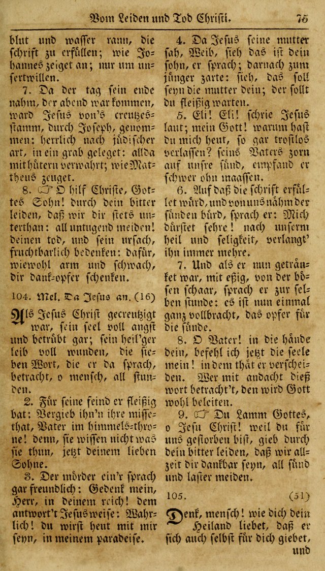 Neueingerichtetes Gesang-Buch, enthaltend eine Sammlung (mehrentheils alter) erbaulicher Lieder,  nach den Hauptstücken der christlichen Lehre und Glaubens eingetheilet page 93