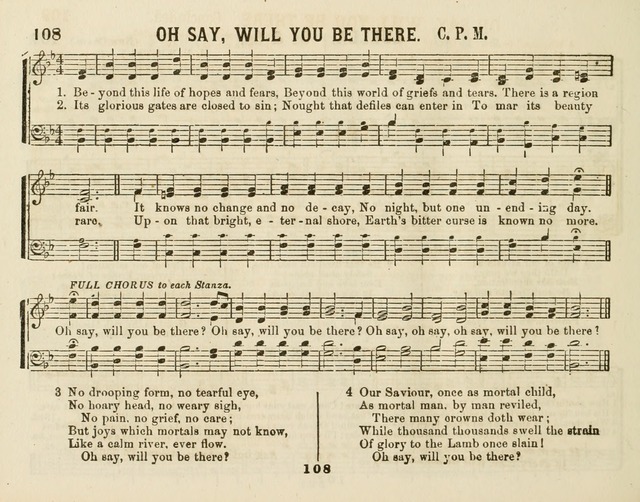 The New Golden Chain of Sabbath School Melodies: containing every piece (music and words) of the golden chain, with abot third additional page 108