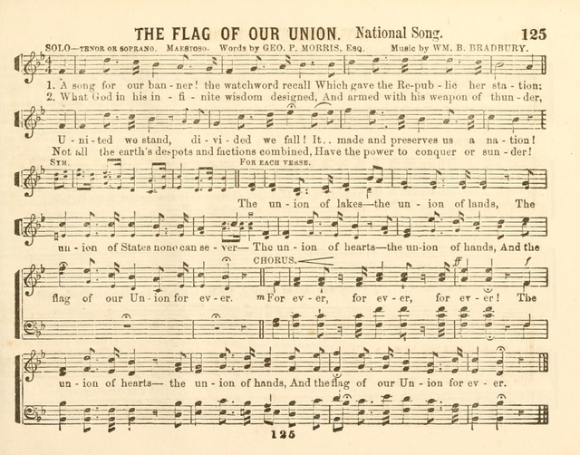 The New Golden Chain of Sabbath School Melodies: containing every piece (music and words) of the golden chain, with abot third additional page 125