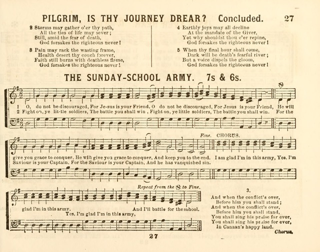 The New Golden Chain of Sabbath School Melodies: containing every piece (music and words) of the golden chain, with abot third additional page 27