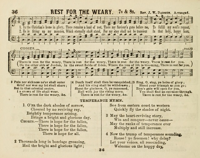 The New Golden Chain of Sabbath School Melodies: containing every piece (music and words) of the golden chain, with abot third additional page 36