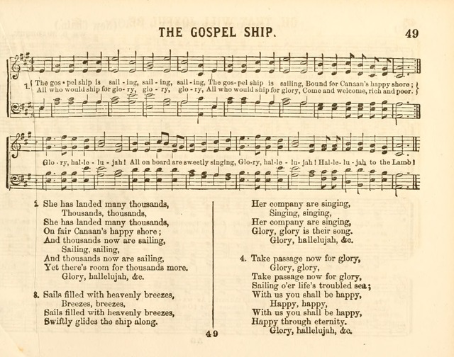 The New Golden Chain of Sabbath School Melodies: containing every piece (music and words) of the golden chain, with abot third additional page 49