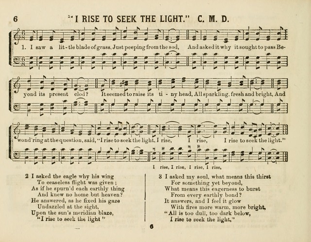 The New Golden Chain of Sabbath School Melodies: containing every piece (music and words) of the golden chain, with abot third additional page 6