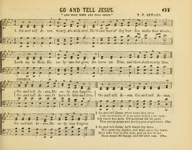 The New Golden Censer: a musical offering to the sabbath schools page 61