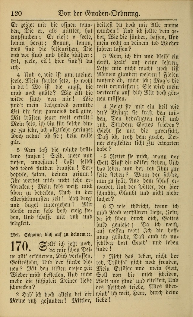 Neuestes Gemeinschaftliches Gesangbuch: zum gotttesdienstlichen Gebrauch der Lutherischen und Reformierten Gemeinden in Nord-Amerika: eine sammlung von 652 liedern mit dem dazu gehörigen anhang... page 122