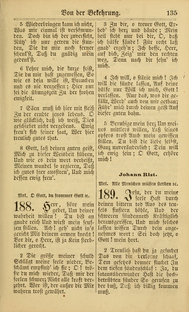 Neuestes Gemeinschaftliches Gesangbuch: zum gotttesdienstlichen Gebrauch der Lutherischen und Reformierten Gemeinden in Nord-Amerika: eine sammlung von 652 liedern mit dem dazu gehörigen anhang... page 137