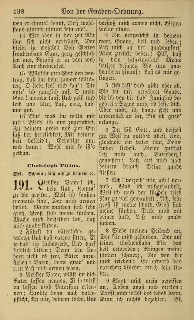 Neuestes Gemeinschaftliches Gesangbuch: zum gotttesdienstlichen Gebrauch der Lutherischen und Reformierten Gemeinden in Nord-Amerika: eine sammlung von 652 liedern mit dem dazu gehörigen anhang... page 140