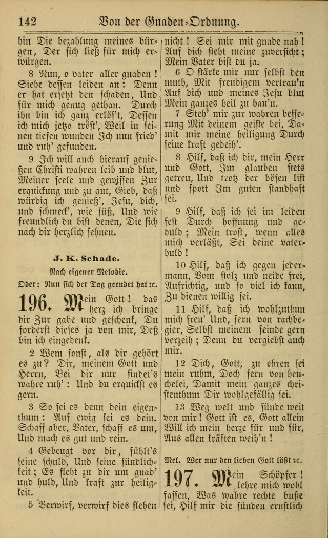 Neuestes Gemeinschaftliches Gesangbuch: zum gotttesdienstlichen Gebrauch der Lutherischen und Reformierten Gemeinden in Nord-Amerika: eine sammlung von 652 liedern mit dem dazu gehörigen anhang... page 144