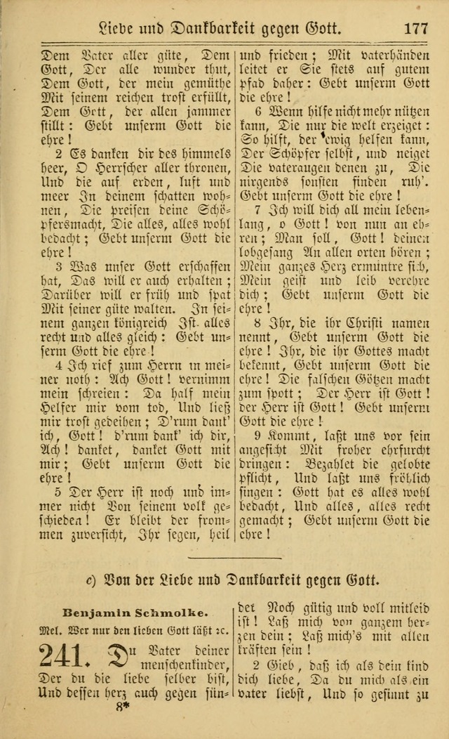 Neuestes Gemeinschaftliches Gesangbuch: zum gotttesdienstlichen Gebrauch der Lutherischen und Reformierten Gemeinden in Nord-Amerika: eine sammlung von 652 liedern mit dem dazu gehörigen anhang... page 179