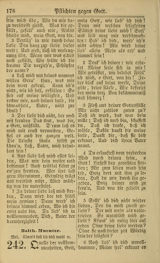 Neuestes Gemeinschaftliches Gesangbuch: zum gotttesdienstlichen Gebrauch der Lutherischen und Reformierten Gemeinden in Nord-Amerika: eine sammlung von 652 liedern mit dem dazu gehörigen anhang... page 180