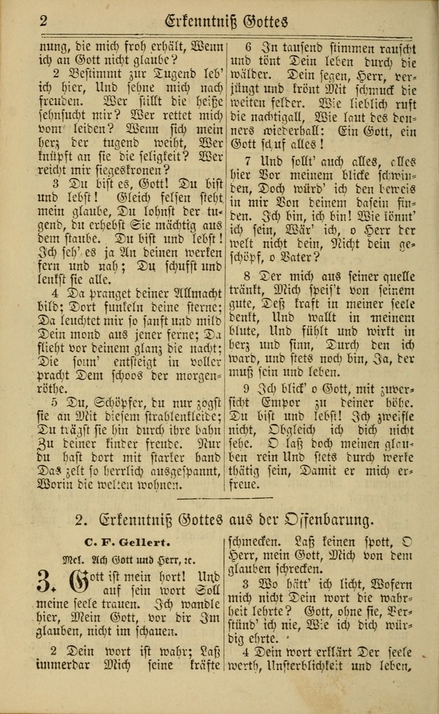 Neuestes Gemeinschaftliches Gesangbuch: zum gotttesdienstlichen Gebrauch der Lutherischen und Reformierten Gemeinden in Nord-Amerika: eine sammlung von 652 liedern mit dem dazu gehörigen anhang... page 2