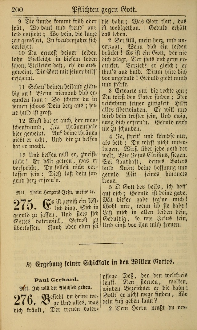 Neuestes Gemeinschaftliches Gesangbuch: zum gotttesdienstlichen Gebrauch der Lutherischen und Reformierten Gemeinden in Nord-Amerika: eine sammlung von 652 liedern mit dem dazu gehörigen anhang... page 202