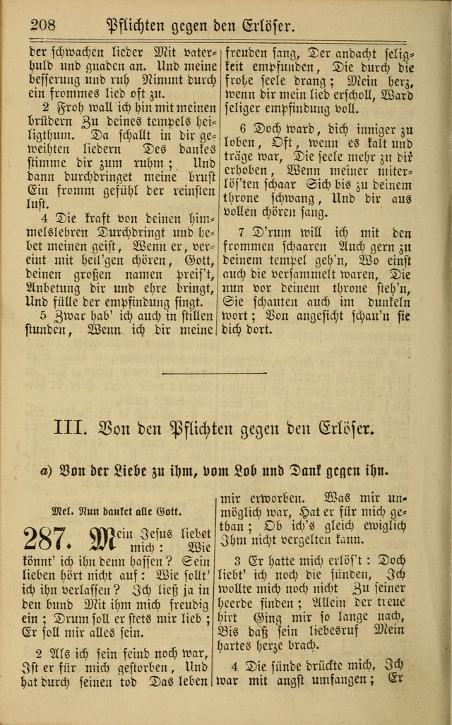 Neuestes Gemeinschaftliches Gesangbuch: zum gotttesdienstlichen Gebrauch der Lutherischen und Reformierten Gemeinden in Nord-Amerika: eine sammlung von 652 liedern mit dem dazu gehörigen anhang... page 210