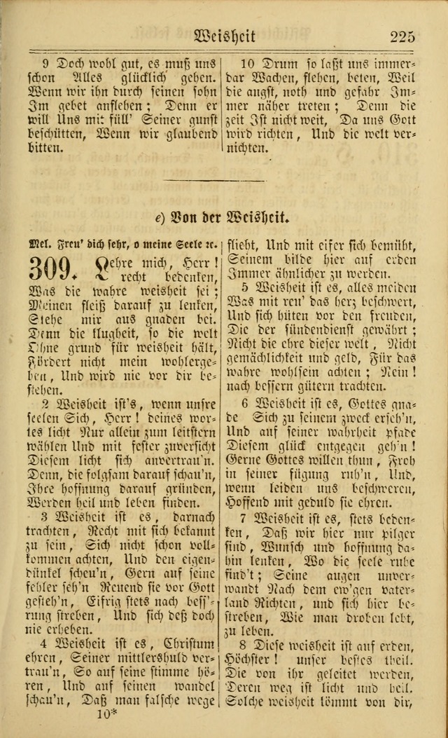 Neuestes Gemeinschaftliches Gesangbuch: zum gotttesdienstlichen Gebrauch der Lutherischen und Reformierten Gemeinden in Nord-Amerika: eine sammlung von 652 liedern mit dem dazu gehörigen anhang... page 227