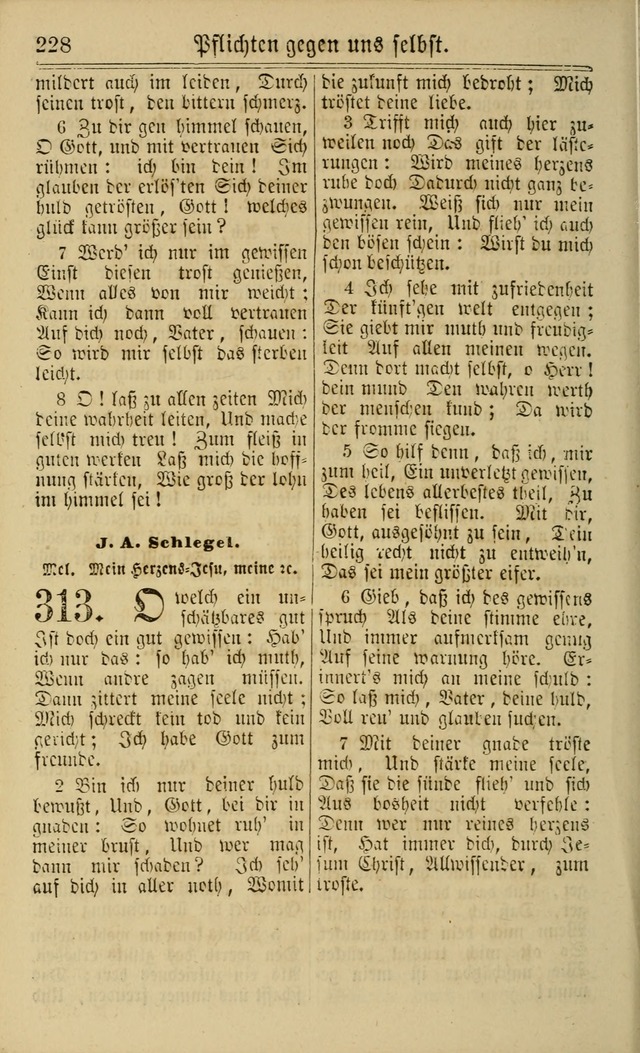 Neuestes Gemeinschaftliches Gesangbuch: zum gotttesdienstlichen Gebrauch der Lutherischen und Reformierten Gemeinden in Nord-Amerika: eine sammlung von 652 liedern mit dem dazu gehörigen anhang... page 230