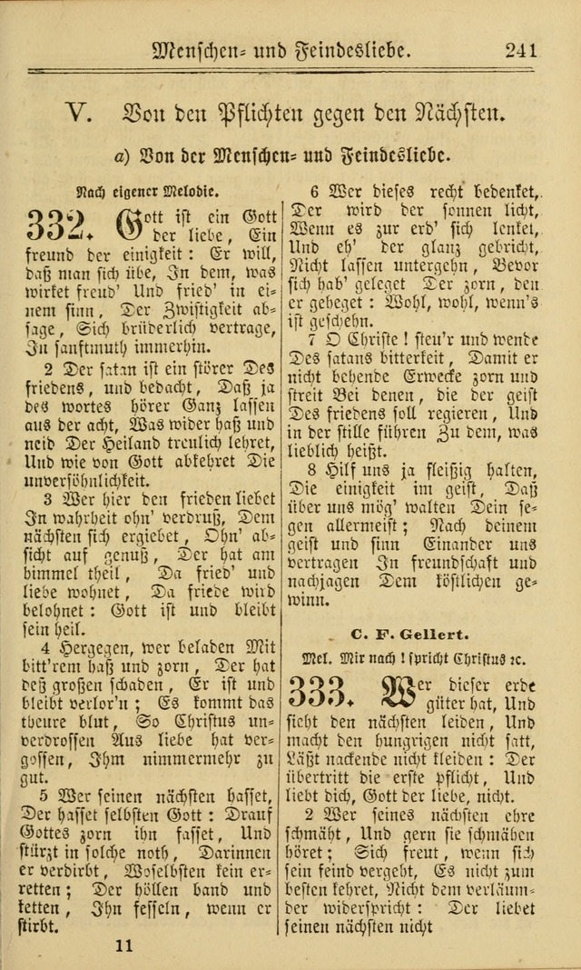 Neuestes Gemeinschaftliches Gesangbuch: zum gotttesdienstlichen Gebrauch der Lutherischen und Reformierten Gemeinden in Nord-Amerika: eine sammlung von 652 liedern mit dem dazu gehörigen anhang... page 243