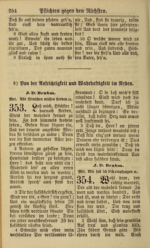 Neuestes Gemeinschaftliches Gesangbuch: zum gotttesdienstlichen Gebrauch der Lutherischen und Reformierten Gemeinden in Nord-Amerika: eine sammlung von 652 liedern mit dem dazu gehörigen anhang... page 256