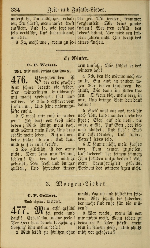 Neuestes Gemeinschaftliches Gesangbuch: zum gotttesdienstlichen Gebrauch der Lutherischen und Reformierten Gemeinden in Nord-Amerika: eine sammlung von 652 liedern mit dem dazu gehörigen anhang... page 336