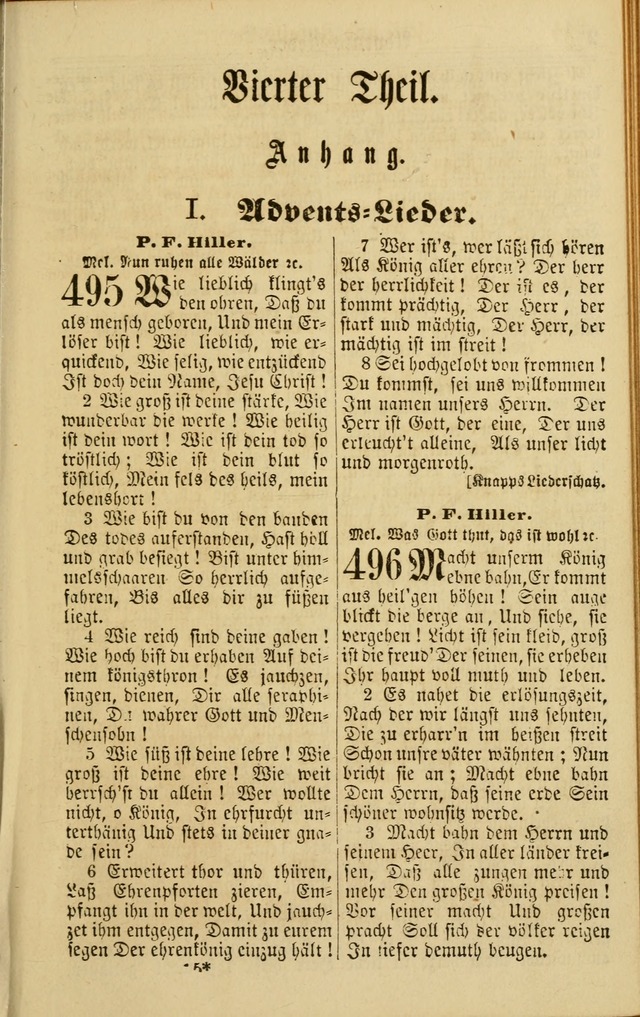 Neuestes Gemeinschaftliches Gesangbuch: zum gotttesdienstlichen Gebrauch der Lutherischen und Reformierten Gemeinden in Nord-Amerika: eine sammlung von 652 liedern mit dem dazu gehörigen anhang... page 347