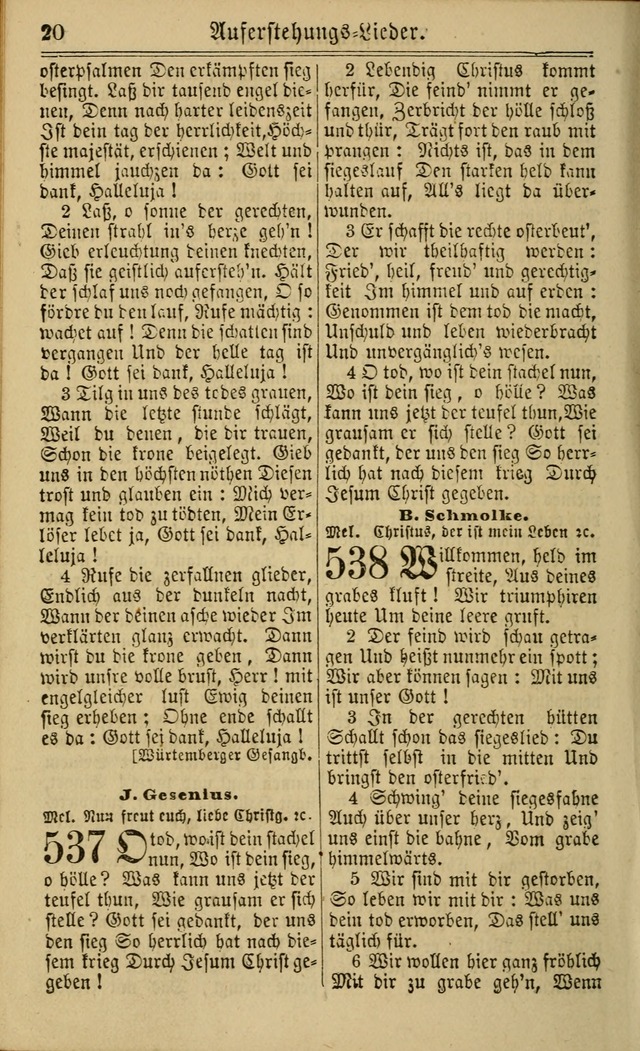 Neuestes Gemeinschaftliches Gesangbuch: zum gotttesdienstlichen Gebrauch der Lutherischen und Reformierten Gemeinden in Nord-Amerika: eine sammlung von 652 liedern mit dem dazu gehörigen anhang... page 366