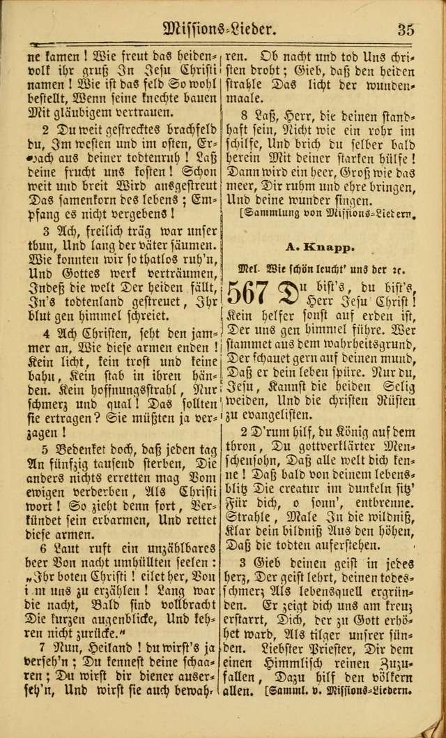 Neuestes Gemeinschaftliches Gesangbuch: zum gotttesdienstlichen Gebrauch der Lutherischen und Reformierten Gemeinden in Nord-Amerika: eine sammlung von 652 liedern mit dem dazu gehörigen anhang... page 381