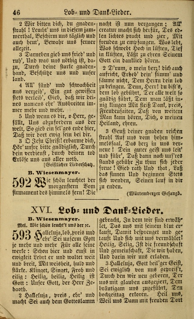 Neuestes Gemeinschaftliches Gesangbuch: zum gotttesdienstlichen Gebrauch der Lutherischen und Reformierten Gemeinden in Nord-Amerika: eine sammlung von 652 liedern mit dem dazu gehörigen anhang... page 392