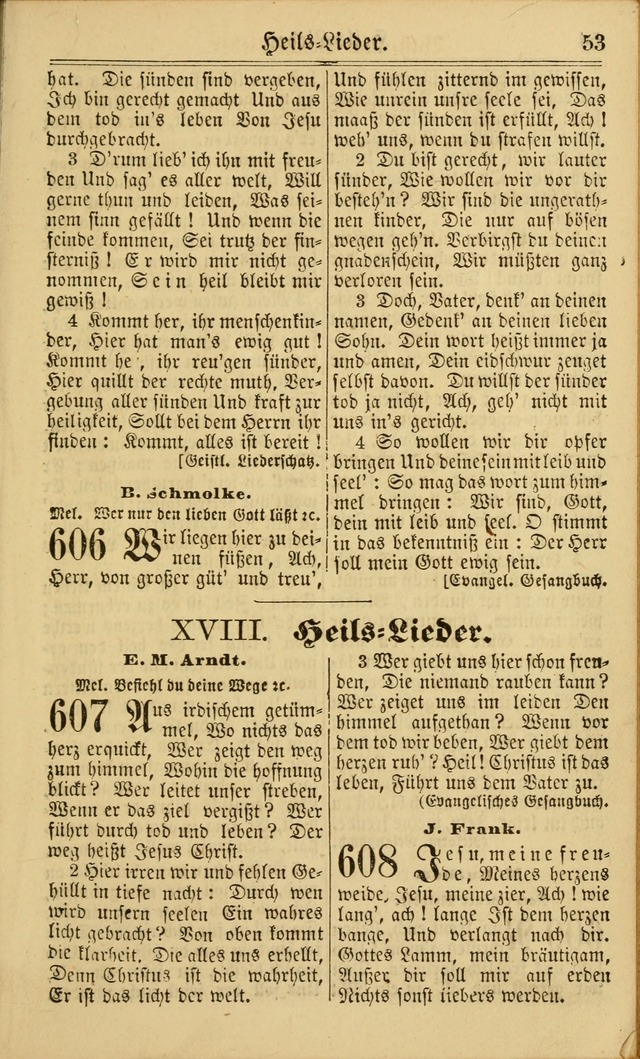 Neuestes Gemeinschaftliches Gesangbuch: zum gotttesdienstlichen Gebrauch der Lutherischen und Reformierten Gemeinden in Nord-Amerika: eine sammlung von 652 liedern mit dem dazu gehörigen anhang... page 399