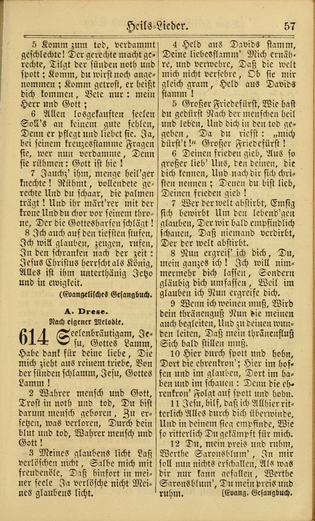 Neuestes Gemeinschaftliches Gesangbuch: zum gotttesdienstlichen Gebrauch der Lutherischen und Reformierten Gemeinden in Nord-Amerika: eine sammlung von 652 liedern mit dem dazu gehörigen anhang... page 403