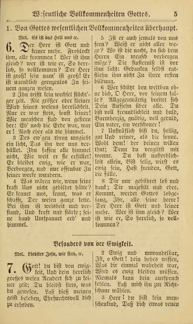 Neuestes Gemeinschaftliches Gesangbuch: zum gotttesdienstlichen Gebrauch der Lutherischen und Reformierten Gemeinden in Nord-Amerika: eine sammlung von 652 liedern mit dem dazu gehörigen anhang... page 5