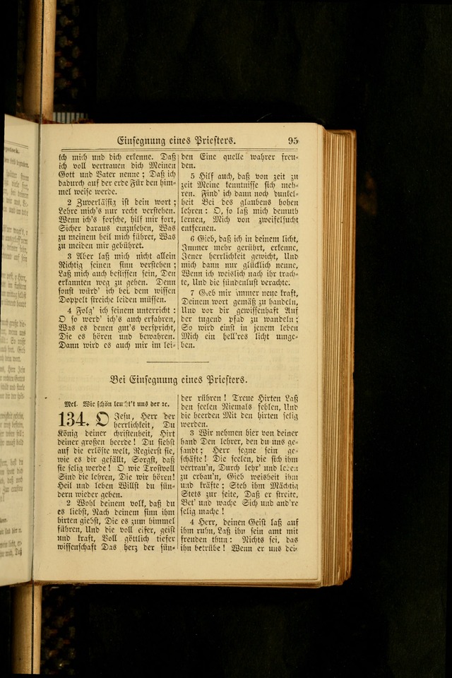 Neuestes Gemeinschaftliches Gesangbuch: zum gotttesdienstlichen Gebrauch der Lutherischen und Reformierten Gemeinden in Nord-Amerika: eine sammlung von 652 liedern mit dem dazu gehörigen anhang... page 97