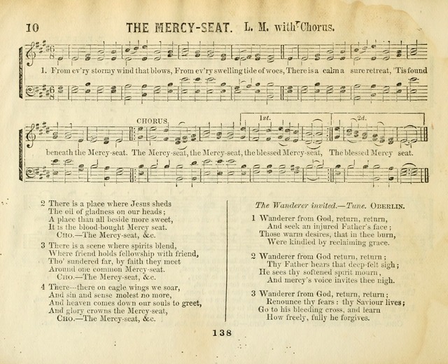 The New Golden Shower: containing the Gems of the "Golden Shower," with about one-half additional (new) pieces, designed for sunday schools, social, missionary and temperance meetings page 10