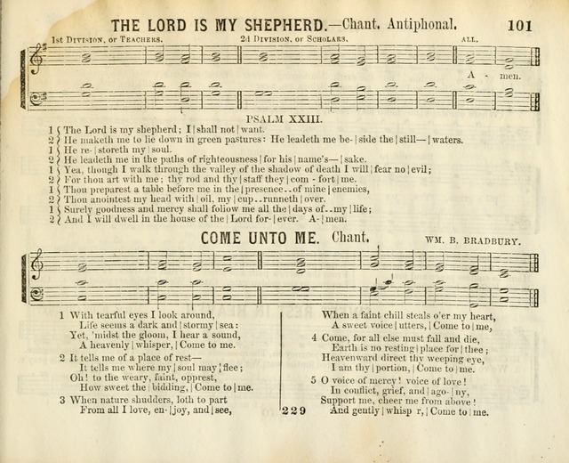 The New Golden Shower: containing the Gems of the "Golden Shower," with about one-half additional (new) pieces, designed for sunday schools, social, missionary and temperance meetings page 101