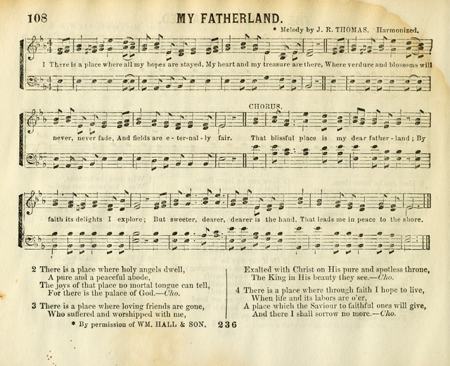 The New Golden Shower: containing the Gems of the "Golden Shower," with about one-half additional (new) pieces, designed for sunday schools, social, missionary and temperance meetings page 108