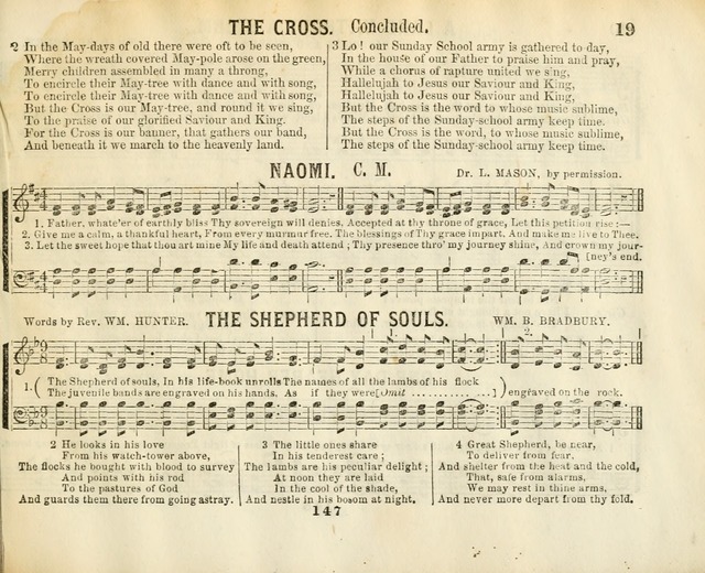 The New Golden Shower: containing the Gems of the "Golden Shower," with about one-half additional (new) pieces, designed for sunday schools, social, missionary and temperance meetings page 19