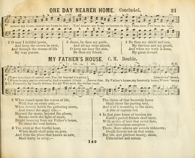 The New Golden Shower: containing the Gems of the "Golden Shower," with about one-half additional (new) pieces, designed for sunday schools, social, missionary and temperance meetings page 21