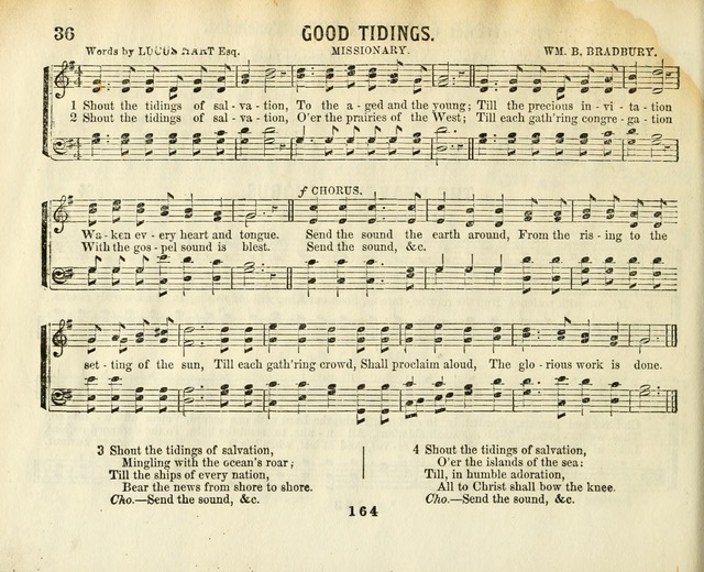 The New Golden Shower: containing the Gems of the "Golden Shower," with about one-half additional (new) pieces, designed for sunday schools, social, missionary and temperance meetings page 36