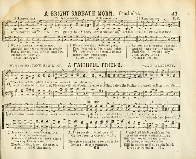 The New Golden Shower: containing the Gems of the "Golden Shower," with about one-half additional (new) pieces, designed for sunday schools, social, missionary and temperance meetings page 41