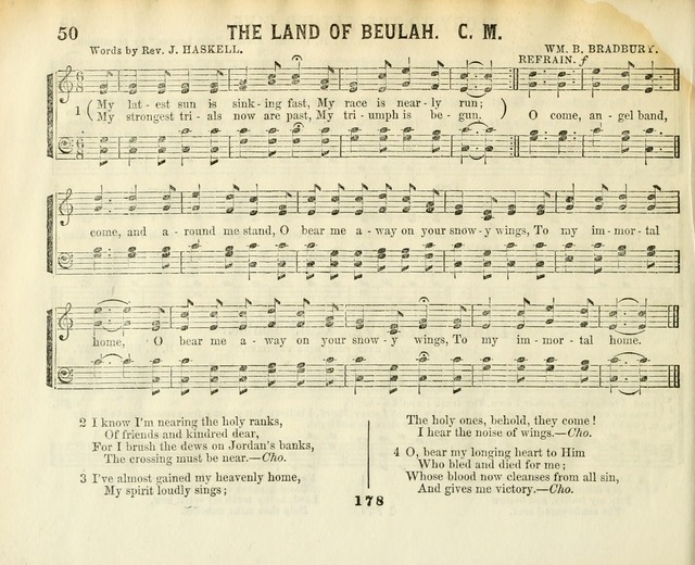 The New Golden Shower: containing the Gems of the "Golden Shower," with about one-half additional (new) pieces, designed for sunday schools, social, missionary and temperance meetings page 50