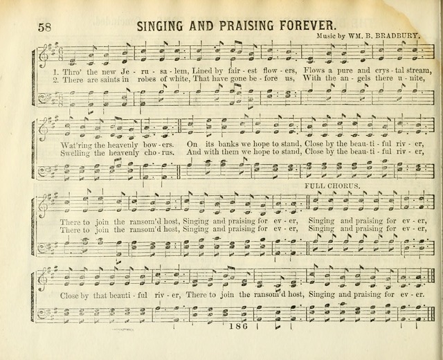 The New Golden Shower: containing the Gems of the "Golden Shower," with about one-half additional (new) pieces, designed for sunday schools, social, missionary and temperance meetings page 58