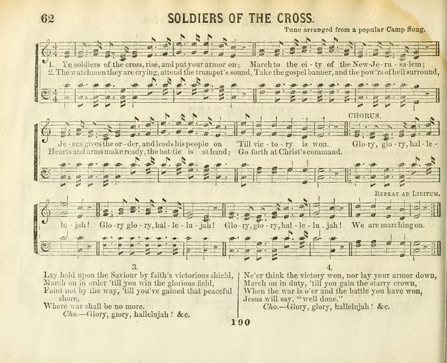 The New Golden Shower: containing the Gems of the "Golden Shower," with about one-half additional (new) pieces, designed for sunday schools, social, missionary and temperance meetings page 62